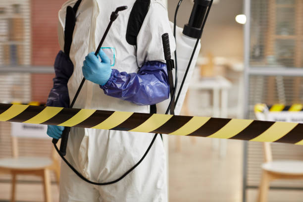 Professional Odor Removal technician working in Ambia, IN